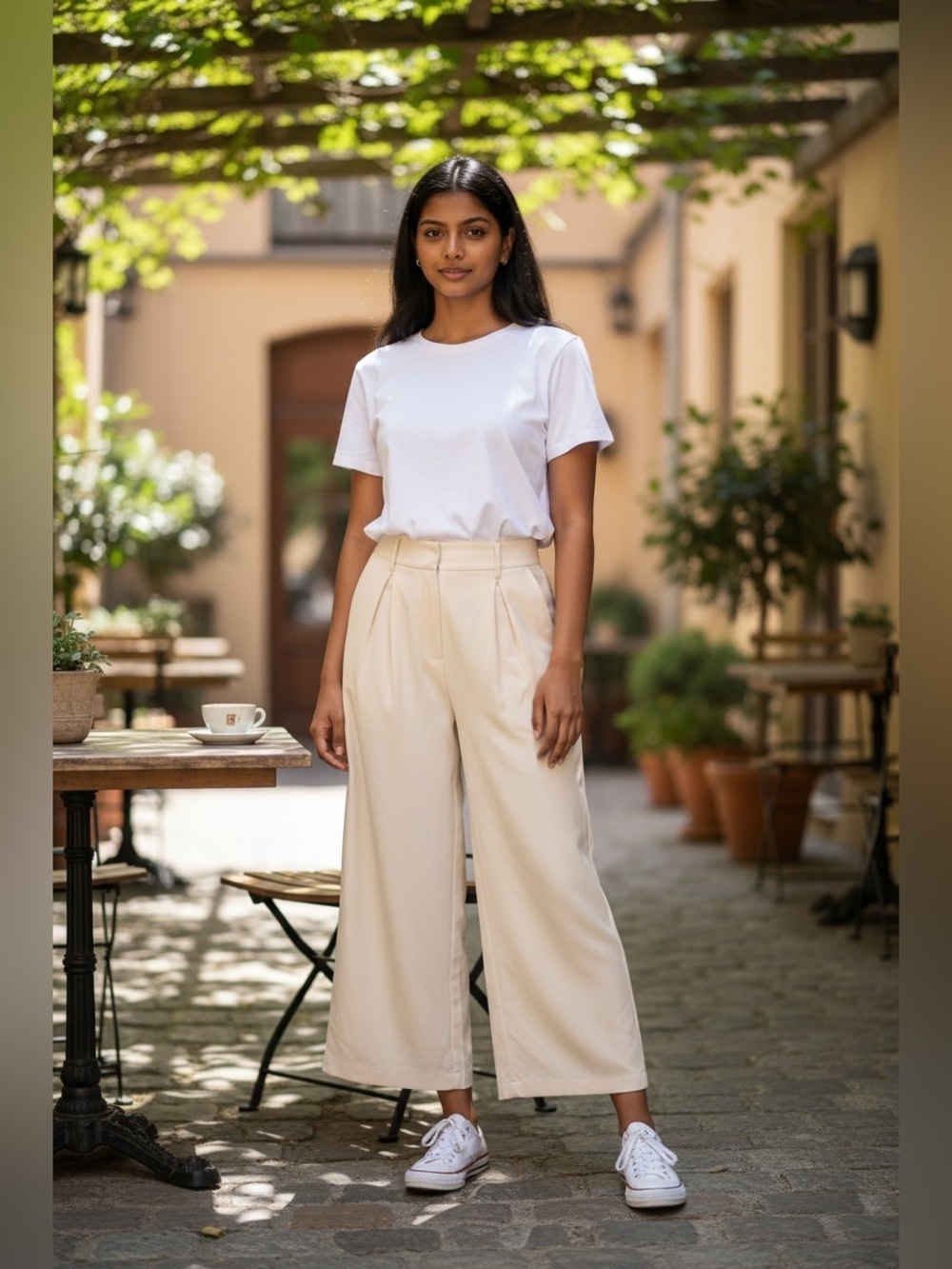 RACHEL Rachel Roy Cream Pants, lightweight fabric